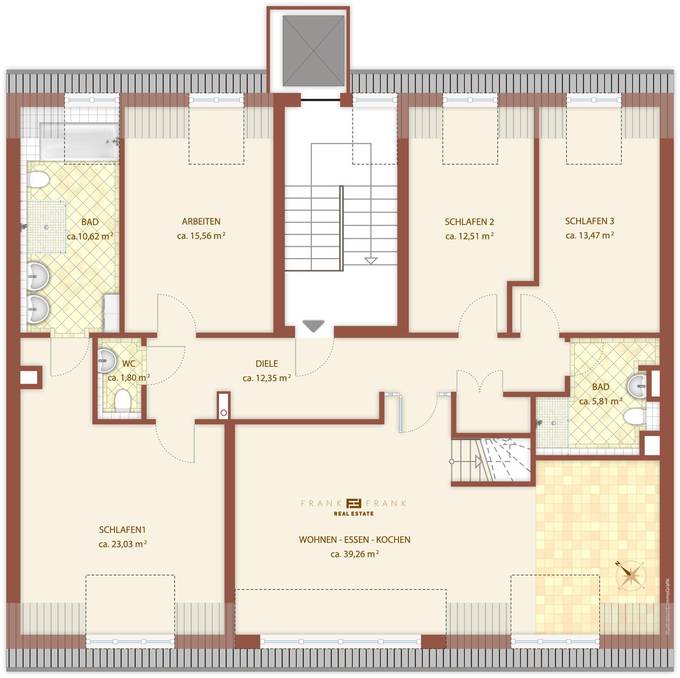 Grundriss Dachgeschoss